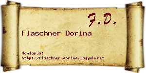 Flaschner Dorina névjegykártya